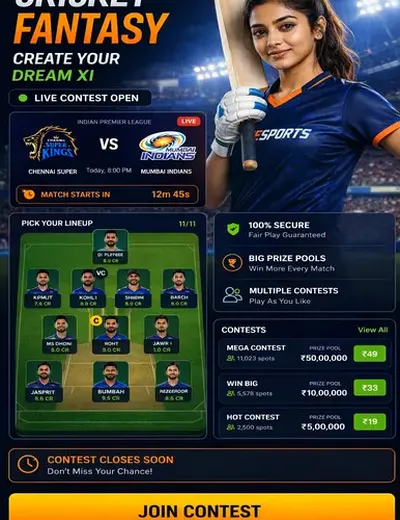 Galilive (gali series live) fantasy cricket & matchday visual 3